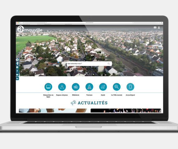 Site web d'Arnouville, une réalisation Gallimédia