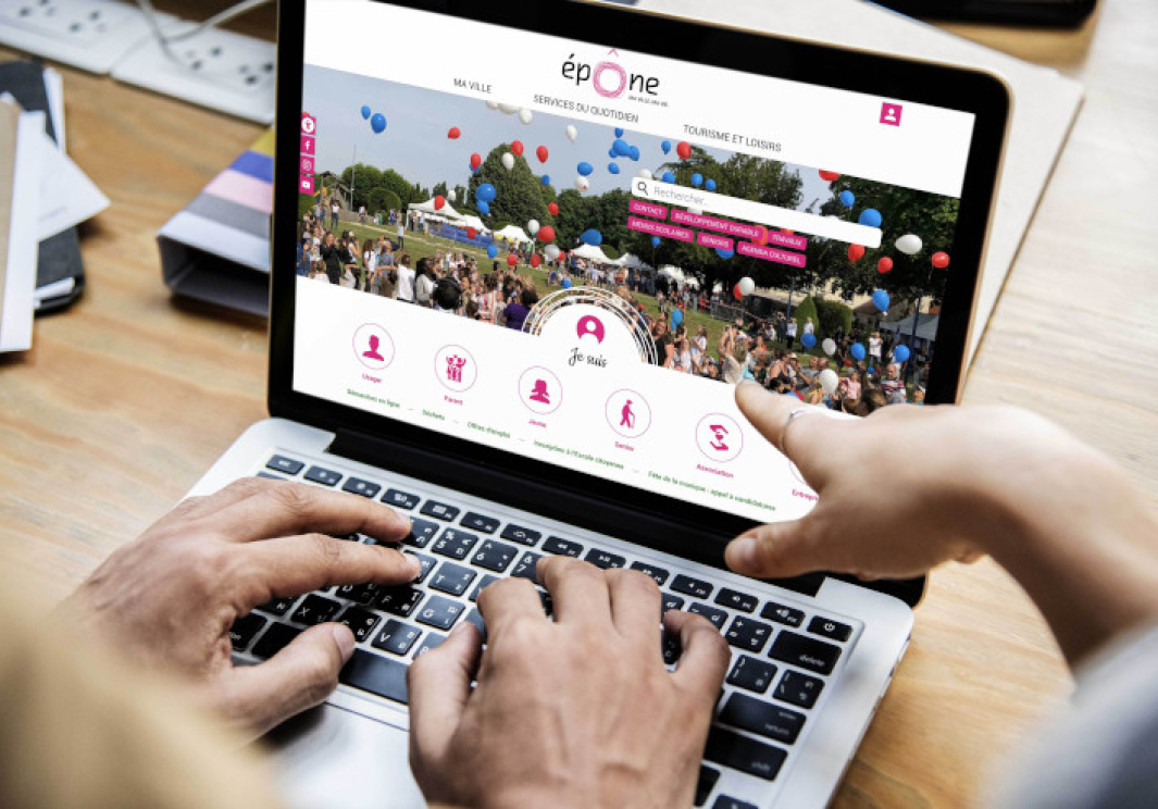 refonte graphique du site d'Epône